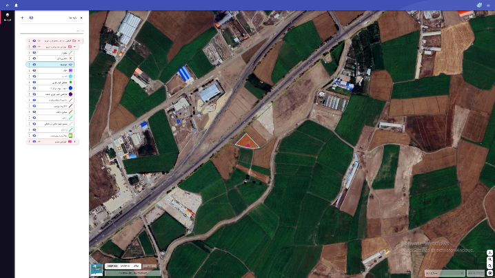 سامانه استعلامات بین دستگاهی پنجره واحد مدیریت زمین (مرتبط با شرکت ارتباطات زیر ساخت)